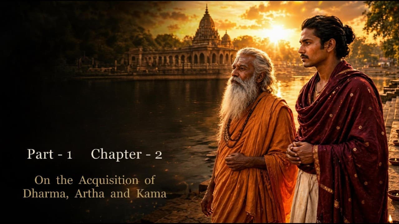 On the Acquisition of Dharma, Artha and Kama — Kamasutra